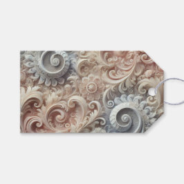 Elegantes Gradient Pastel Lace Muster Medium Gesch Geschenkanhänger