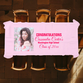 Elegantes Graduate Foto Tischdecke