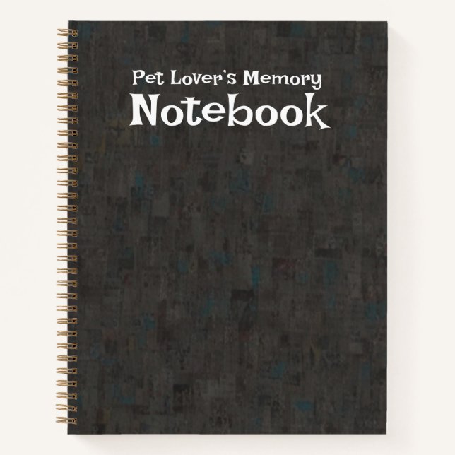 Elegantes Granit-Style-Journal Notizbuch (Vorderseite)
