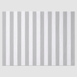 Elegantes grau-weiß gestreiftes Muster Seidenpapier