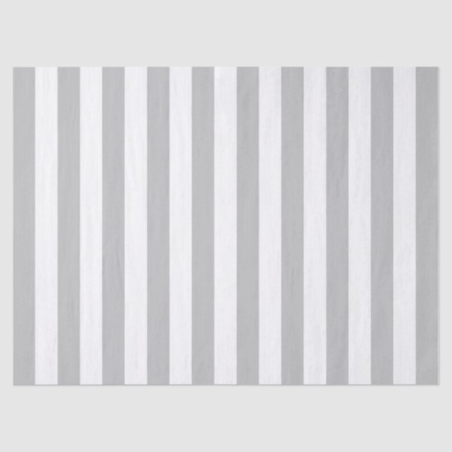 Elegantes, grau-weißes Muster Seidenpapier (Vorderseite)