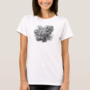 Elegantes graues ABSTRACT ART Design T-Shirt