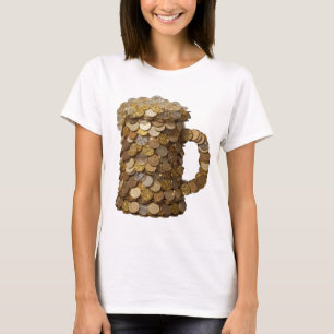 Elegantes graues ABSTRACT ART Statement-Design T-Shirt