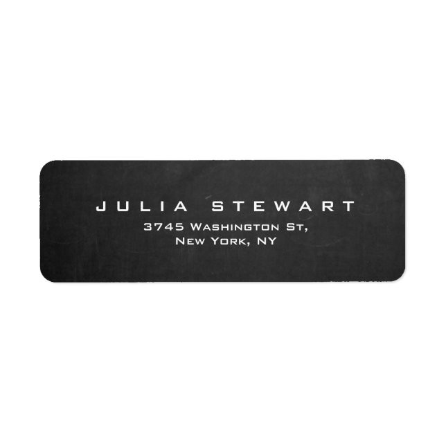 Elegantes graues Chalkboard Beruflich Moderne (Vorne)