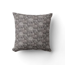 Elegantes Graues Dandelion-Blume-Muster