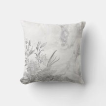 Elegantes graues und weißes botanisches Geflecht