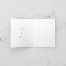 Elegantes Green Sparkle Design für Hochzeiten Ankündigung