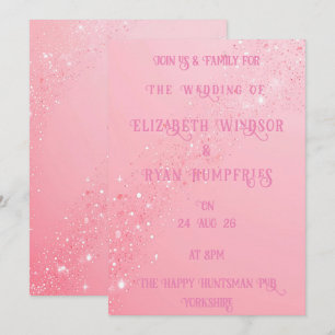 Elegantes Green Sparkle Design für Themed Einladung