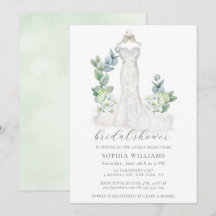 Elegantes Greenerity Wedding Dress Brautparty