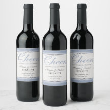 Elegantes Grenzweinlabel