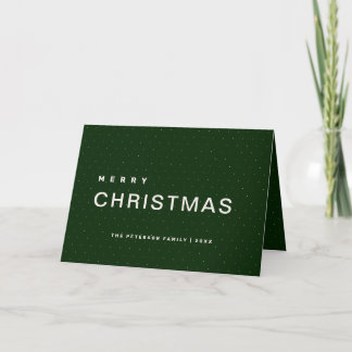 Elegantes grünes Frohe Weihnachten Skript Nicht Fo