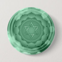 Elegantes grünes Herz Chakra Zen Yoga Spirituell