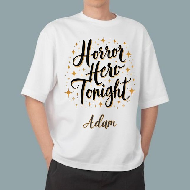 Elegantes Halloween "Horror Hero heute Abend" Sweatshirt (Von Creator hochgeladen)