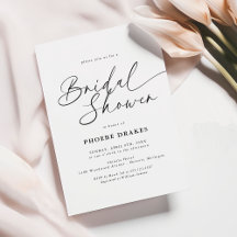 Elegantes handgeschriebenes Skript-Brautparty