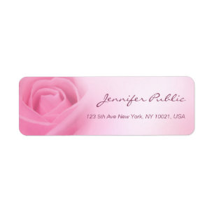 Elegantes handgeschriebenes Skript Moderne rosa Ro