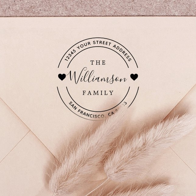 Elegantes Handschrift Herz Gummistempel (Von Creator hochgeladen)