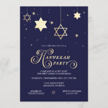 Elegantes Hanukkah-Party