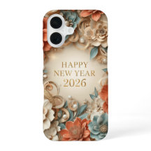 elegantes Happy New Year Handyhülle