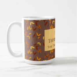 Elegantes Herbstblatt Kaffeetasse