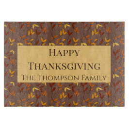 Elegantes Herbstblatt Schneidebrett