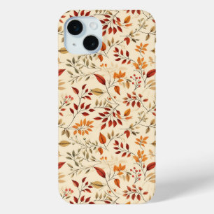 Elegantes herbstliches Blumenmuster Case-Mate iPhone Hülle