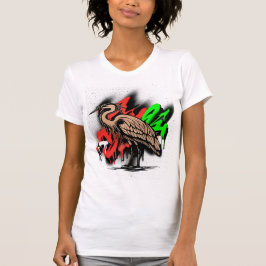 Elegantes Heron Nature T-Shirt