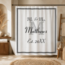 Elegantes Herr- und Frau-Monogramm
