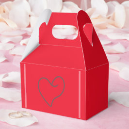 Elegantes Herzform-Design Geschenkschachtel