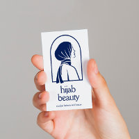 Elegantes Hijab-Logo Minimalistisch islamisch
