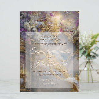 Elegantes Himmlisches Gold-Tor, Goldtext