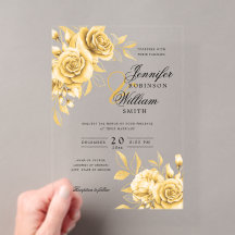 Elegantes HochzeitGold-Rose Blumenthema