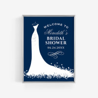 Elegantes Hochzeitgown-Brautparty der Marine Willk