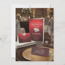 Elegantes Hochzeits-Einladungsset-Anzeige-Mockup C