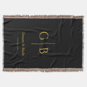 Elegantes Hochzeitsgeschenk - Stylische kuschelwei Decke