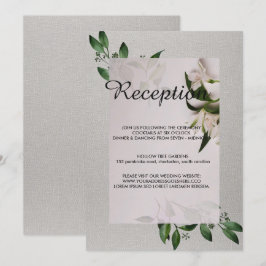 Elegantes Hochzeitsprogramm Einladung