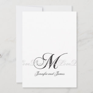 Elegantes Hochzeitsprogramm M Hochzeitseinladungen Einladung