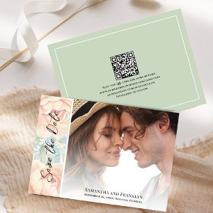 Elegantes Hochzeitssemble Foto Save The Date