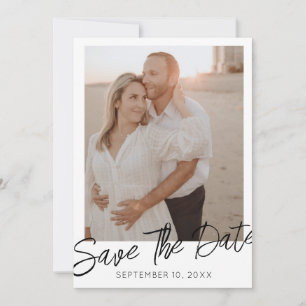 Elegantes Hochzeitsstil Save the Date Einladung