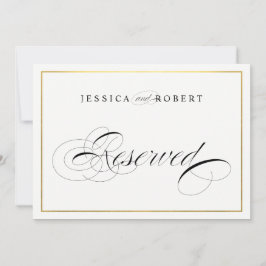 Elegantes Hochzeitssymbol Einladung