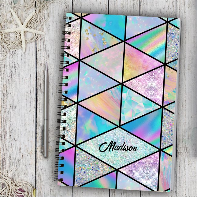 Elegantes holografisches farbiges Skizzenbuch Notizblock (Von Creator hochgeladen)