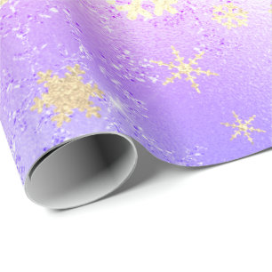 Elegantes holografisches Weihnachtsgeschenk-Muster Geschenkpapier