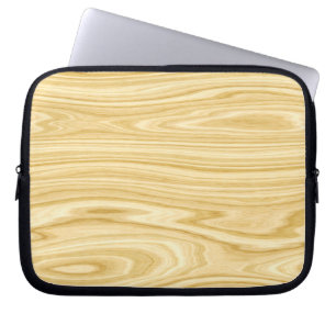 Elegantes Holz 3 Laptopschutzhülle