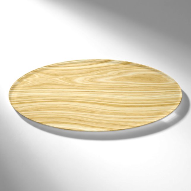 Elegantes Holz 3 Namenschild (Vorderseite)