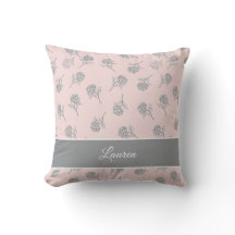 Elegantes Hortensien-Blütenmuster in Rosa