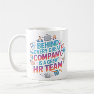 Elegantes HR-Team-Dankbarkeitszitat-Design Kaffeetasse