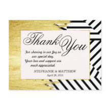 Elegantes Imitat Gold Paint Strokes & Stripes Must