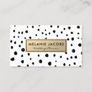 elegantes Imitat Gold und Visitenkarte
