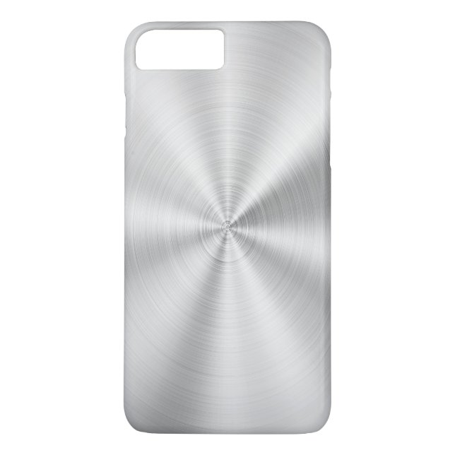 Elegantes Imitat-metallisches glänzendes Silber Case-Mate iPhone Hülle (Rückseite)