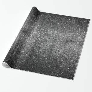 Elegantes Imitat-schwarzer Glitzer Geschenkpapier