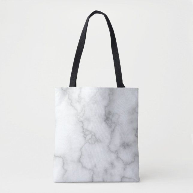 Elegantes Imitat Weißer Marmor Tasche (Vorderseite)